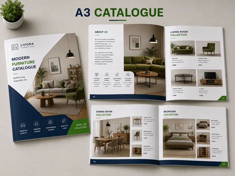 A3 Catalogue Printing Ahmedabad