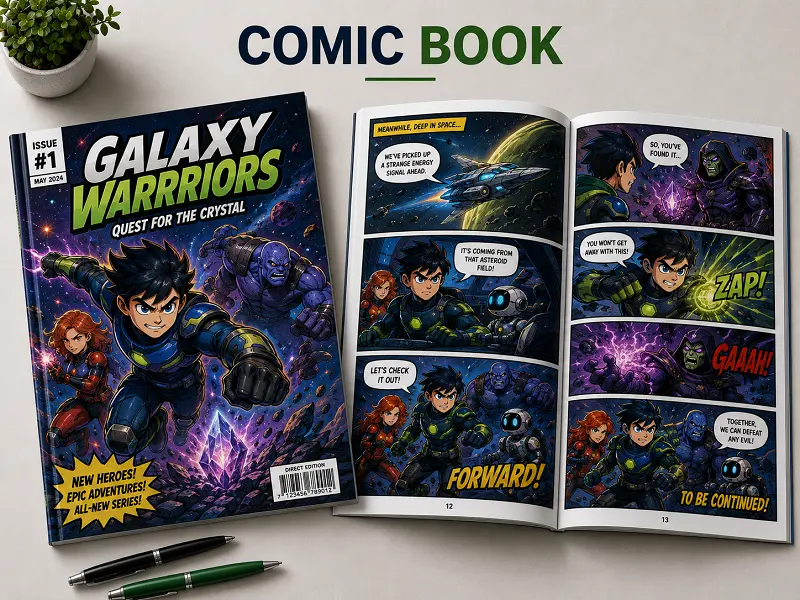 Comic Book Printing Ahmedabad