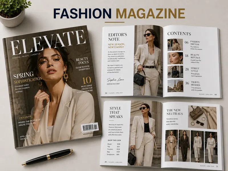 Fashion Magazine Printing Ahmedabad