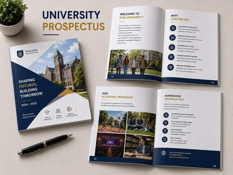 University Prospectus Printing Ahmedabad
